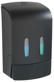 Dispenser di sapone in plastica nero da parete 0,96 l Tartas - Wenko