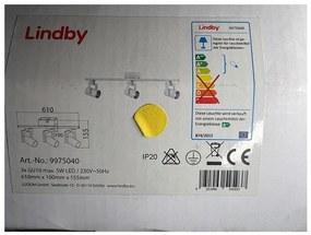 Lindby - Faretto 3xGU10/5W/230V
