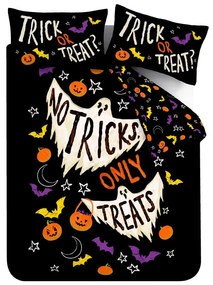Set copripiumino e federa nero per letto singolo 135x200 cm Halloween Trick or Treat – Catherine Lansfield