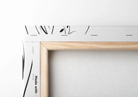 Quadro su tela – Con motivo floreale