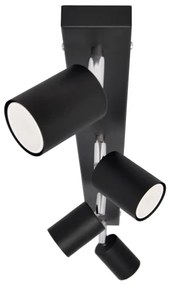 LED Luce Spot a LED TUNE 4xGU10/4,8W/230V nero