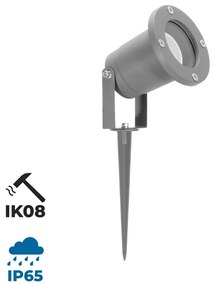 Faretto da Giardino con Picchetto GU10 - Grigio