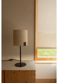 FARO 20054 - Lampada da tavolo NILA 1xE27/15W/230V color crema/nero