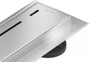 Mexen Flat 360° M03 scarico lineare girevole 70 cm, inox - 1022070-40