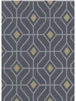Designers Guild Carta da parati Laterza - Graphite