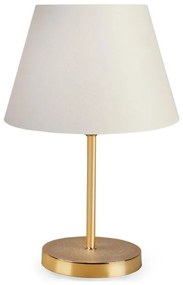 Lampada da tavolo AYD 1xE27/60W/230V bianca/oro