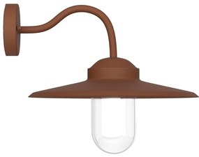 Applique Corten Mattone E27 IP54 per Esterni - Serie AURA