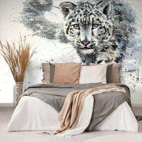 Carta da parati – Leopardo disegnato