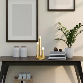 Rabalux 74366 - Lampada da tavolo RAMIRA 3xG9/5W/230V oro