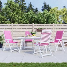Cuscini Per Sedia Con Schienale Alto 4pz Rosa İn Tessuto /