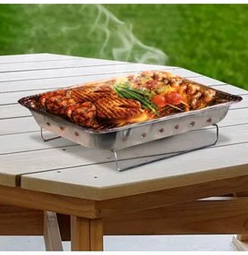 Barbecue Usa e Getta Alluminio (31 x 24 x 4 cm)