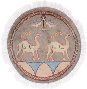 Agra Tappeto orientale 50x50 (Indian) Annodato A Mano