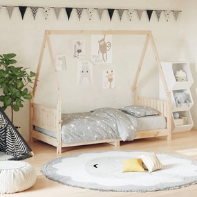 Giroletto per bambini 80x160 cm in legno massello di pino