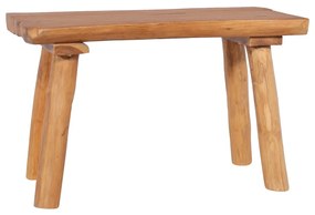 Panchina da giardino 80 cm in legno massello di teak