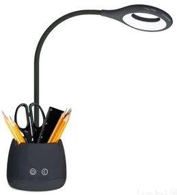 Lampada da tavolo flessibile ricaricabile a LED dimmerabile LUSIA LED/5W/5V 3000/4000K 1200 mAh nero