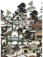 Isidore Leroy Carta da parati panoramica Première Ligne - Bassin