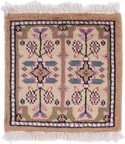 Agra Tappeto orientale 30 x 30 (Indian) Annodato A Mano