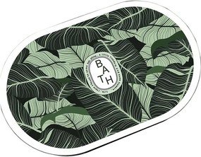 Tappetino per il bagno verde 60x100 cm Aleas – Foutastic