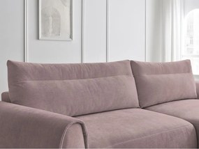 Divano angolare in rosa chiaro Aden – Bobochic Paris