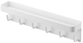 Portachiavi a parete bianco con ripiano Smart - YAMAZAKI