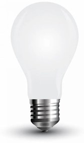 Lampada Led Con Filamento E27 A60 4W Freddo 6400K In Vetro Bianco 360 Gradi SKU-4491