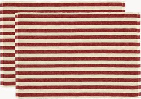 Set di 2 tovagliette americane Statement Stripe