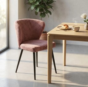 HIRO - sedia di design moderno in velluto