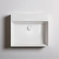 Lavabo da appoggio squadrato Ceramica Azzurra Elegance 42x35 cm