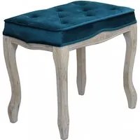 Sgabello Marly 50x36x47 h cm in Velluto Blu