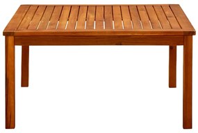 Tavolino da giardino 85x85x45 cm in legno massello di acacia