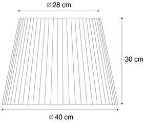 Paralume da esterno con corda beige IP54 40/28/30 - Jayla
