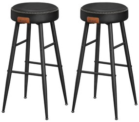 Sedia da bar LIOR nera