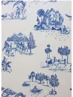 Matthew Williamson Carta da parati Zanskar - Blue/ White