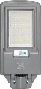 Armatura LED Solare 4000 lm Autonomia 12 ore con Telecomando e Braccio Colore Bianco Naturale 4.000K