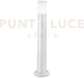 Atena paletto h.80cm 1 luce attacco e27 ip55 bianco