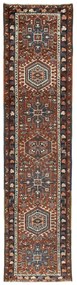 Heriz Tappeto 80 x 320 Rosso (Iran) Annodato A Mano