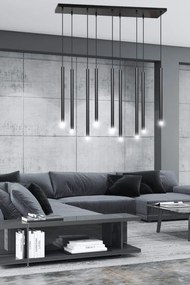Lampada a Sospensione SELTER 9 BLACK WHITE e GOLD