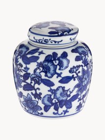 Vaso piccolo decorativo in porcellana con coperchio Annabelle
