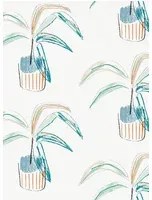 Scion Carta da parati Crassula - Tangerine/ Mint