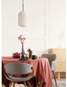 Lampadario a cavo CRESTO 1xE27/40W/230V bianco/oro