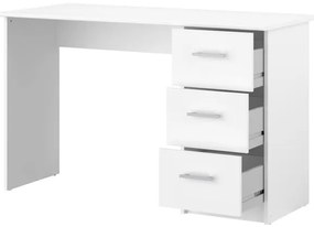 Scrivania Infinity  L 121 x H 74 x P 55 cm bianco