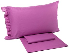 Completo Lenzuola Singolo Orchidea Kisstintaunita Caleffi,