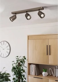 Eglo 901951 - Faretto CAMALDOLI 3xGU10/10W/230V bronzo