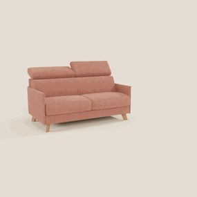 Sole divano letto matrimoniale design compatto - poggiatesta reclinabili e 100% sfoderabile in tessuto smacchiabile T23