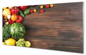 Rivestimento parete cucina Anguria di pomodori aneto 100x50 cm
