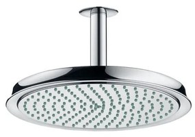 Soffione doccia HANSGROHE Raindance Classic 240 in inox cromato L 27 x H 17.7 x P 17.7 cm anticalcare 1 getto