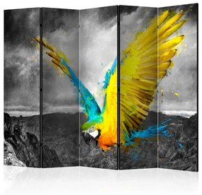 Paravento  Exotic parrot II [Room Dividers]  Colore ---, Dimensioni e Misure 225x172