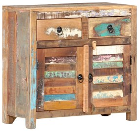 Credenza 70x30x68 Cm İn Legno Massello Di Recupero /