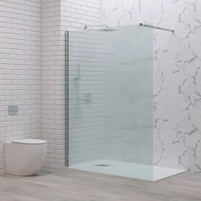 Parete doccia walk in 120 vetro scanalato flute | KW1000FL - KAMALU
