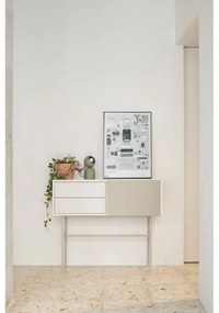 Consolle beige/crema 35x110 cm Nube - Teulat